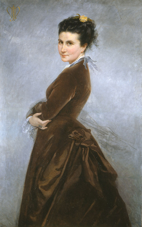 Cornélia Jacquemart – autoportrait -1880 - Chaalis